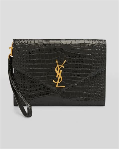 ysl envelope review|ysl crocodile envelope bag.